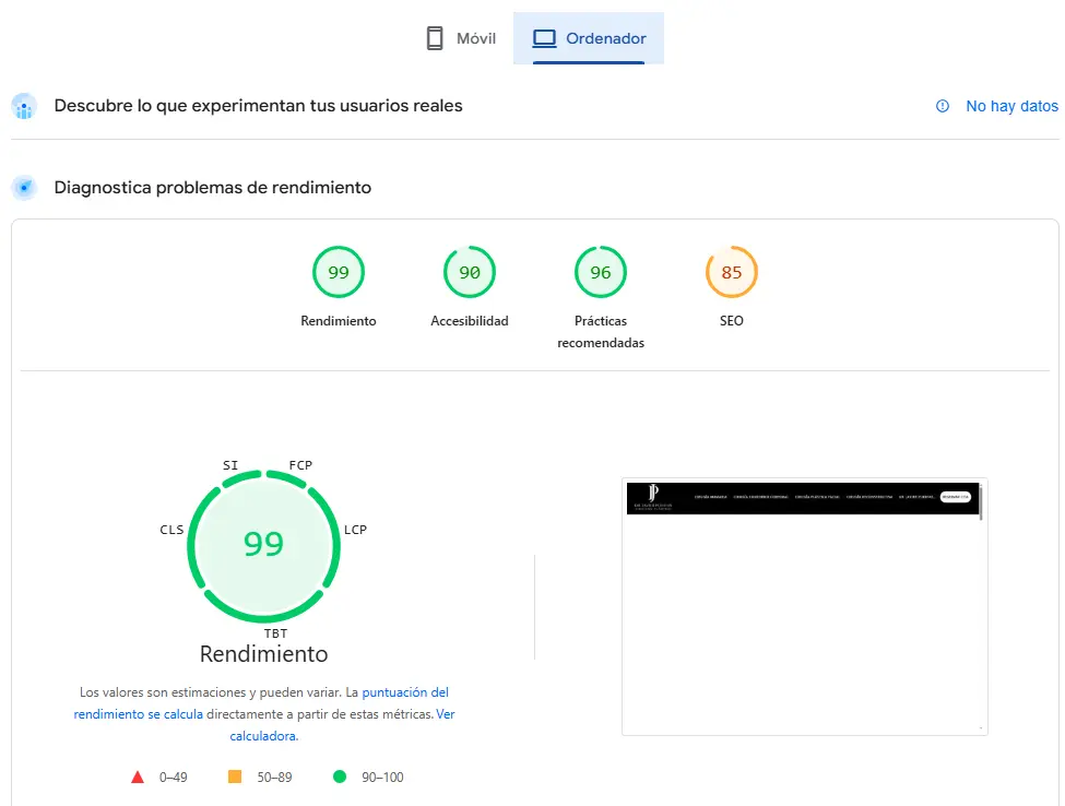 informe real pagespeed las mejores herramientas seo
